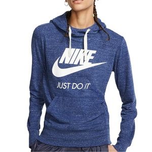 Nike size Large vintage pullover hoodie. Blue